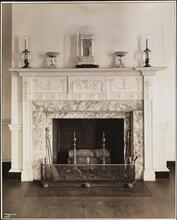 Gracie Mansion Mantel with Plaster Ornament.