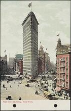 Flat Iron - Building, New - York.