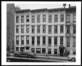 332-336 East 42nd Street. Tudor City, old homes.
