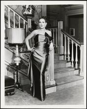 [Unidentified actress in "The Man Who Came to Dinner".]