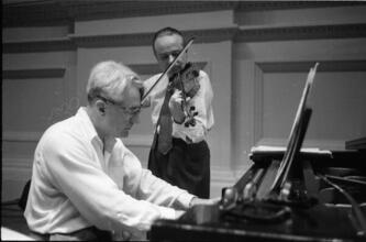 Radio Programs--"Telephone Hour" Rehearsal, Carnegie Hall