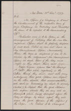Order book of Oliver De Lancey, December 31, 1777-February 14, 1778, copied by Edward Floyd De Lancey in 1880