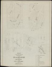 Map of Outlying Lots and Parcels of Land Near Harlem in the 12th Ward of the City of New York Belonging to Archibald Watt