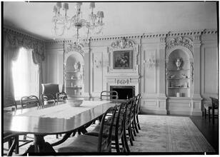 Society of Colonial Dames. Dining room.