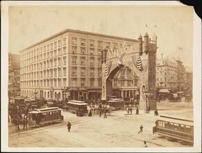 [Arch at 5th Avenue and 23rd Street.]