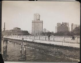 [View of Battery and New York Aquarium.]