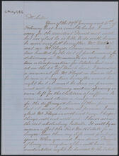 Letter from Thomas Jones to Arabella Jones Floyd, May 4, 1784