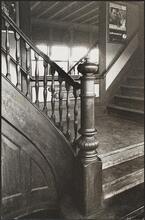 [Stairway on the ferry.]
