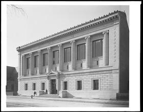 170 Central Park West near 78th Street. New York Historical Society Building.