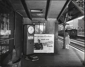 [Elevated railroad station.]