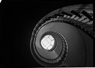 William Ziegler [residence]. View of stairwell.