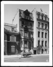 26 East 64th Street. Record photo, altered residence, to show condition before painting.