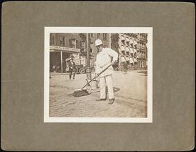 Street Sweeper [Street Types of New York.]