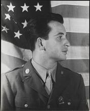 Private Alan Manson as a Sergeant (This is the Army).