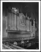 16th Street and Stuyvesant Square. St. George's Protestant Episcopal Church, main organ from balcony.