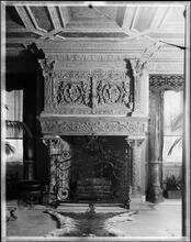 Fireplace inside the Henry William Poor house.