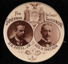 For Governor - B. B.Odell, Jr. - For Lieu't Governor - Geo. R. Sheldon