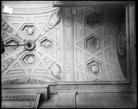 Ceiling of loggia at the Morgan Library.