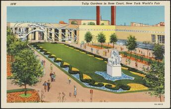 Tulip Gardens in Rose Court, New York World's Fair