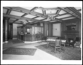35 Washington Square West. Hotel Holley, lobby.