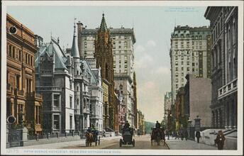 Fifth Avenue  Hotels (St. Regis and Gotham).  New York.