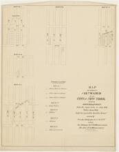 Map of Property in 12th Ward of City of New York of which Archibald Watt Held Legal Title in July 1838, Whilst James Watt held the Equitable Benefits Thereof Covered by Two Dry Mortgages of A. Watt to