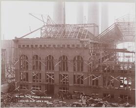74 St Power Station Looking East