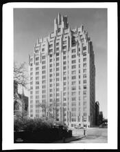 66 Central Park West and 66th Street, S.W. corner. Apartment building, exterior.