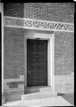 Park Avenue [Methodist Episcopal] Church. Side entrance detail.