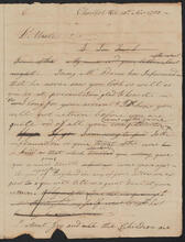 Letter from Peter Jay Munro to John Jay, November 20, 1783
