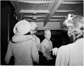Penn Station [Soldiers returning home from World War II.]
