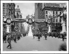 Public Library. North end of Court of Honor. [Mayor's Committee to Welcome British & French War Commissions.]