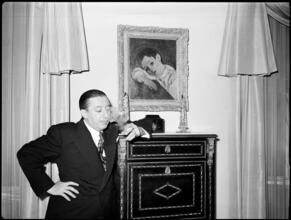 Billy Rose [Billy Rose at home.]