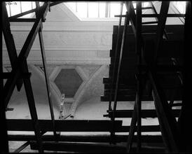 Model of ceiling in the Morgan Library.