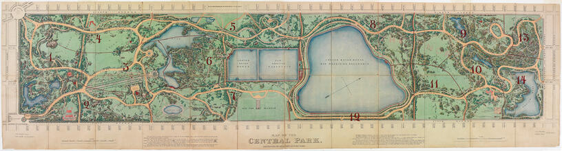 Map of the Central Park