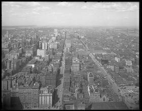 View north from Metropolitan Life Insurance tower Madison Square.