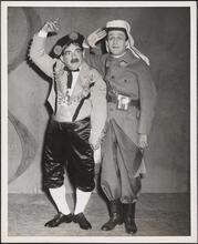 [Irving Jacobson and Leo Fuchs in an unidentified production.]
