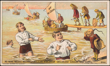 [Celluloid collars and cuffs.]
