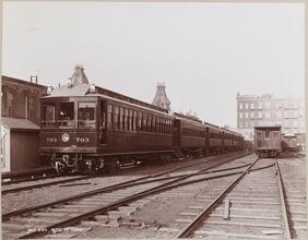 [Train yard.]