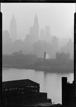 New York City views. Midtown through mist.
