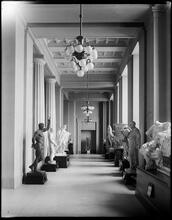 Sculpture on the first floor of the Brooklyn Institute of Arts and Sciences.