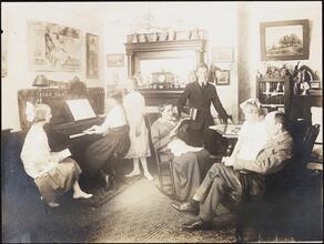 [Interior of 1129 Ogden Avenue.]