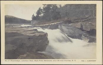 Footbridge. Ashokan Dam, High Point Mountain, near Browns Station, N. Y.