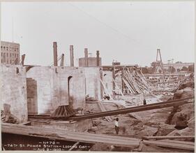 74th St. Power Station - Looking East