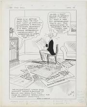 Mr. Milquetoast, whose bank account shows a balance of $16.05, has been told that fear is largely responsible for our present condition