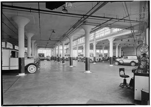 Rex Cole garage. General view 2, from front.
