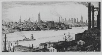 [Skyline, New York]