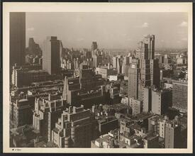 Bird's Eye View, S.W. from 57th Street & 5th Avenue.