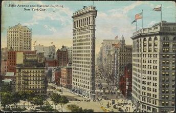 Fifth Avenue and Flat Iron Building, New York City