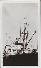 [Mast and deck of ship.]